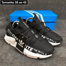 Carregar imagem no visualizador da galeria, TÊNIS ADIDAS OFF WHITE TM MASCULINO - PRETO E BRANCO
