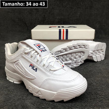 Carregar imagem no visualizador da galeria, TÊNIS FILA FOOTWEAR DISRUPTOR II WEDGE BRANCO
