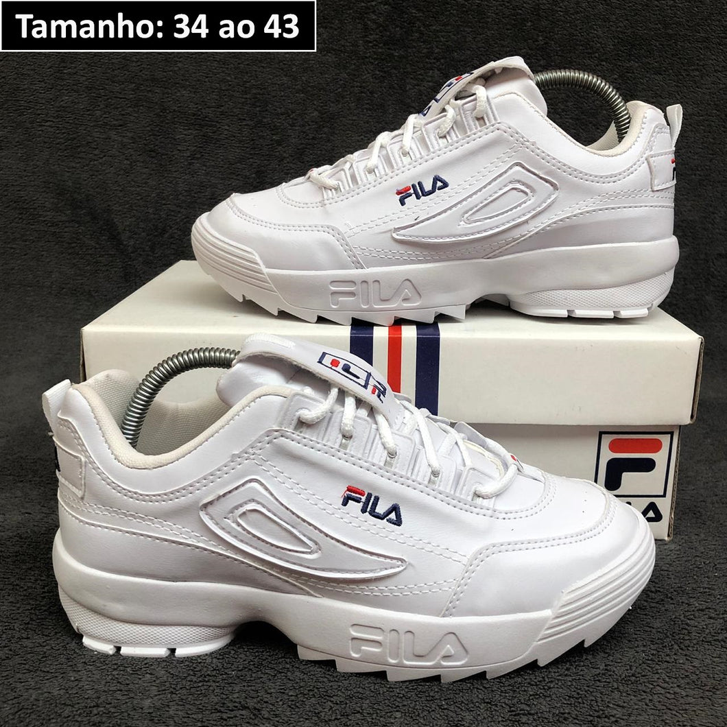 TÊNIS FILA FOOTWEAR DISRUPTOR II WEDGE BRANCO